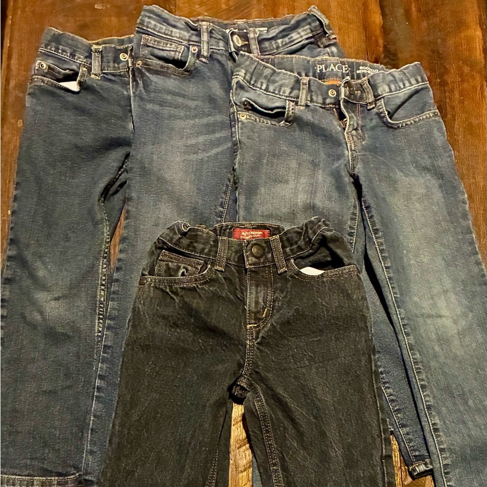 Boys Size 6 Blue Jeans Lot